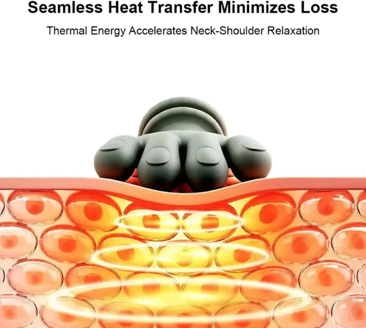 Massage Master for Shoulder, Shiatsu Back and Neck Massager for Neck, Lower Abdominal, Discomfort Relief Deep Tissue with 3-Speed Adjustment Gifts for Women, Men, Mom and Dad