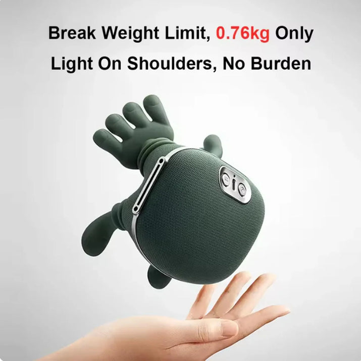 Massage Master for Shoulder, Shiatsu Back and Neck Massager for Neck, Lower Abdominal, Discomfort Relief Deep Tissue with 3-Speed Adjustment Gifts for Women, Men, Mom and Dad